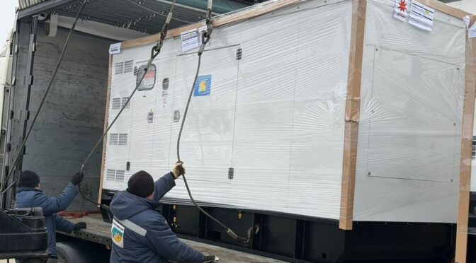 Чернігівщина отримала резервні генератори від французької асоціації