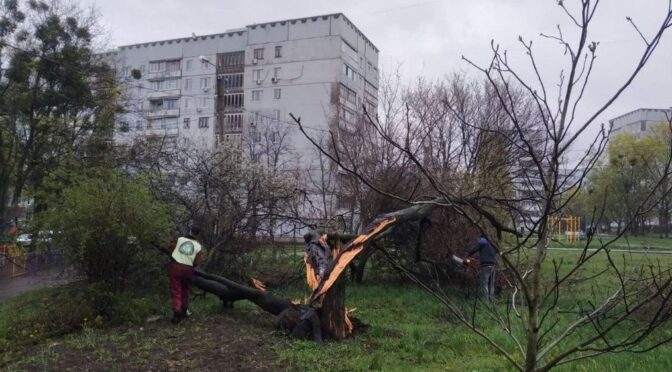 Негода на Харківщині залишила без світла понад 12 тисяч абонентів