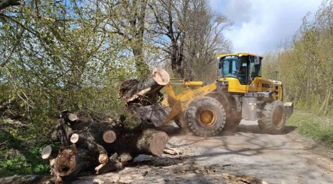 На Тернопільщині після негоди триває відновлення електропостачання